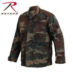 Camo Tactical BDU Jacket/Shirt- Military-Inspired Twill Combat Jacket/Shirt