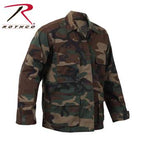 Camo Tactical BDU Jacket/Shirt- Military-Inspired Twill Combat Jacket/Shirt