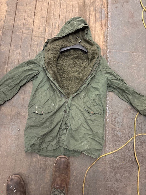 Vintage Belgian Army Parka