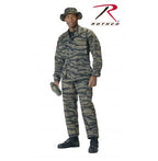 Camo Tactical BDU Jacket/Shirt- Military-Inspired Twill Combat Jacket/Shirt