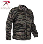 Camo Tactical BDU Jacket/Shirt- Military-Inspired Twill Combat Jacket/Shirt