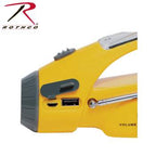 Solar/Wind Up Flashlight with Radio