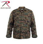 Camo Tactical BDU Jacket/Shirt- Military-Inspired Twill Combat Jacket/Shirt
