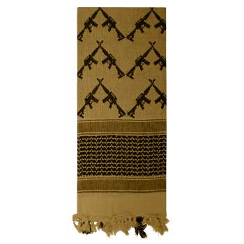 Crossed Rifles Shemagh Tactical Desert Keffiyeh Scarf