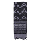 Crossed Rifles Shemagh Tactical Desert Keffiyeh Scarf