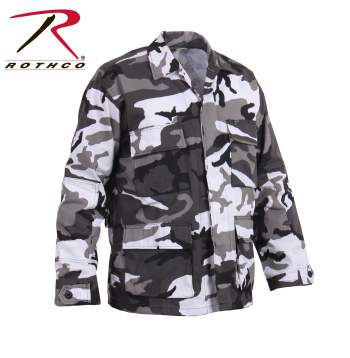 Fun Camo Colors - BDU Jacket/Shirt- Military-Inspired Twill Combat Jacket/Shirt