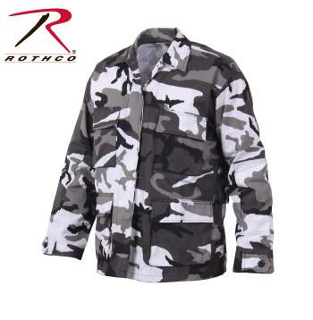 Fun Camo Colors - BDU Jacket/Shirt- Military-Inspired Twill Combat Jacket/Shirt