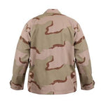 Camo Tactical BDU Jacket/Shirt- Military-Inspired Twill Combat Jacket/Shirt