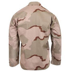 Camo Tactical BDU Jacket/Shirt- Military-Inspired Twill Combat Jacket/Shirt