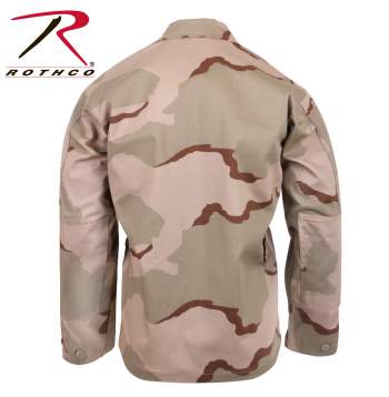 Camo Tactical BDU Jacket/Shirt- Military-Inspired Twill Combat Jacket/Shirt
