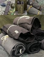 Authentic Canadian Civil Defense Wool Blanket