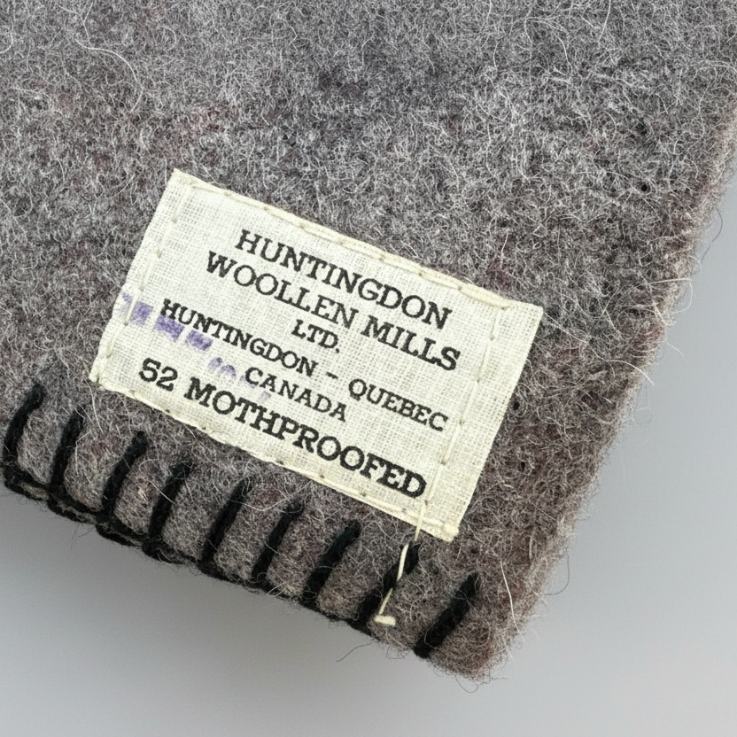 Authentic Canadian Civil Defense Wool Blanket