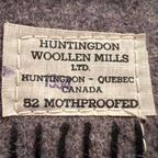 Authentic Canadian Civil Defense Wool Blanket 