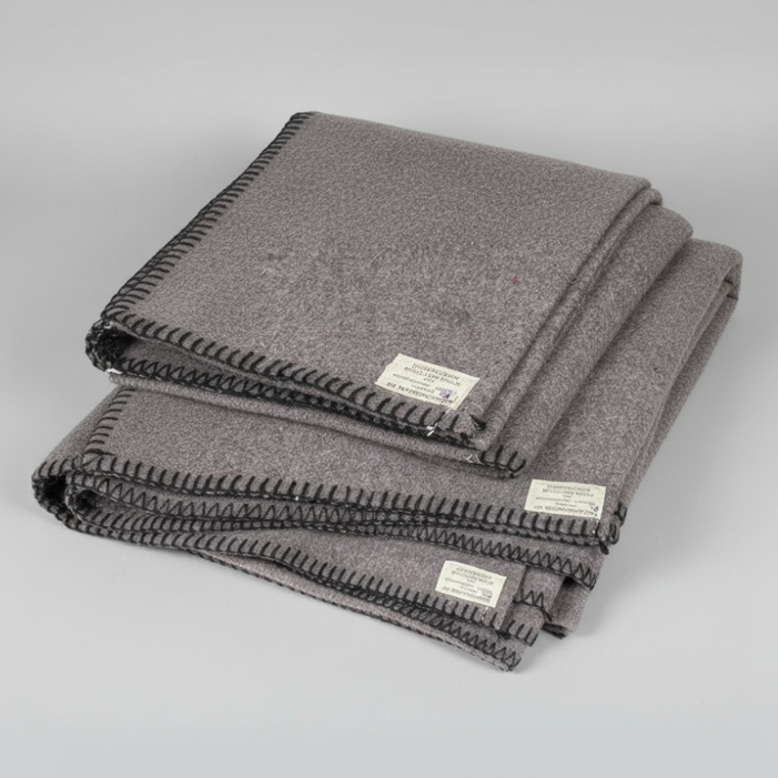 Authentic Canadian Civil Defense Wool Blanket
