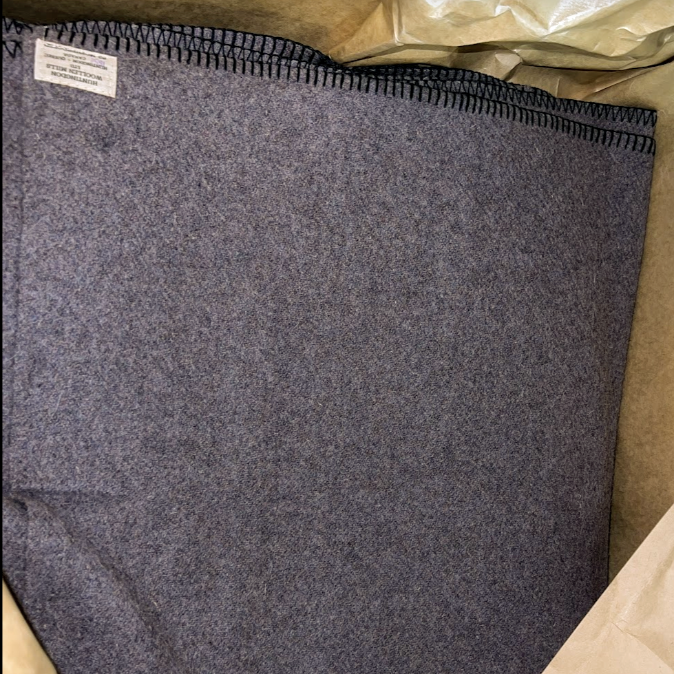 Authentic Canadian Civil Defense Wool Blanket