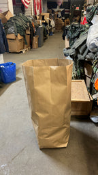 Leaf Yard Waste Recycling Large Kraft Self Standing Waxed Paper Bag
