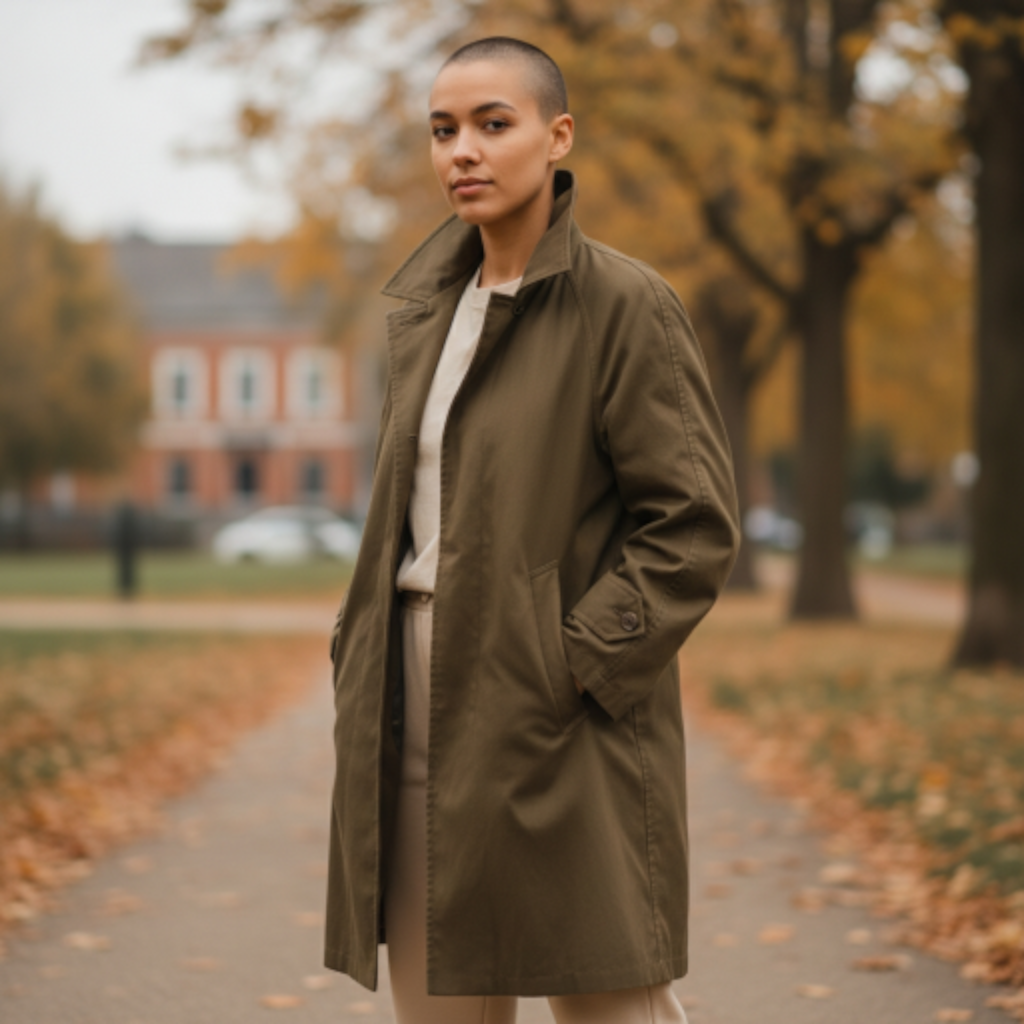 Women's Vintage Canadian Cadet Trench Coat
