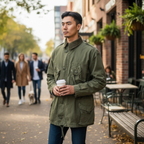 Canadian Combat Coat GS Mk. II OG-107 with Corduroy Collar