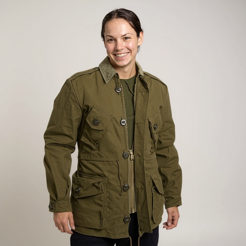 Canadian Combat Coat GS Mk. II OG-107 with Corduroy Collar Canadian Combat Coat GS Mk. II OG-107 with Corduroy Collar