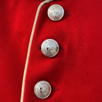 Vintage Canadian Military Officer Dress Jacket / Red Unisex