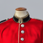 Vintage Canadian Military Officer Dress Jacket / Red Unisex