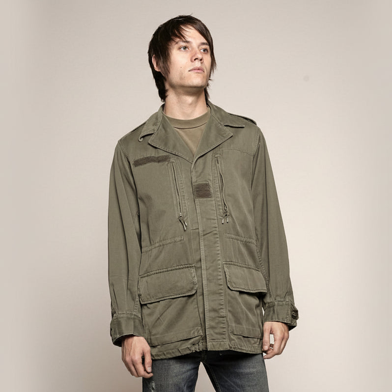 Issued French Army M64 Field Uniform Jacket / Olive Green / Unisex