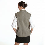 Vintage German Bundeswehr Moleskin Vest / Olive Green Grey / Unisex