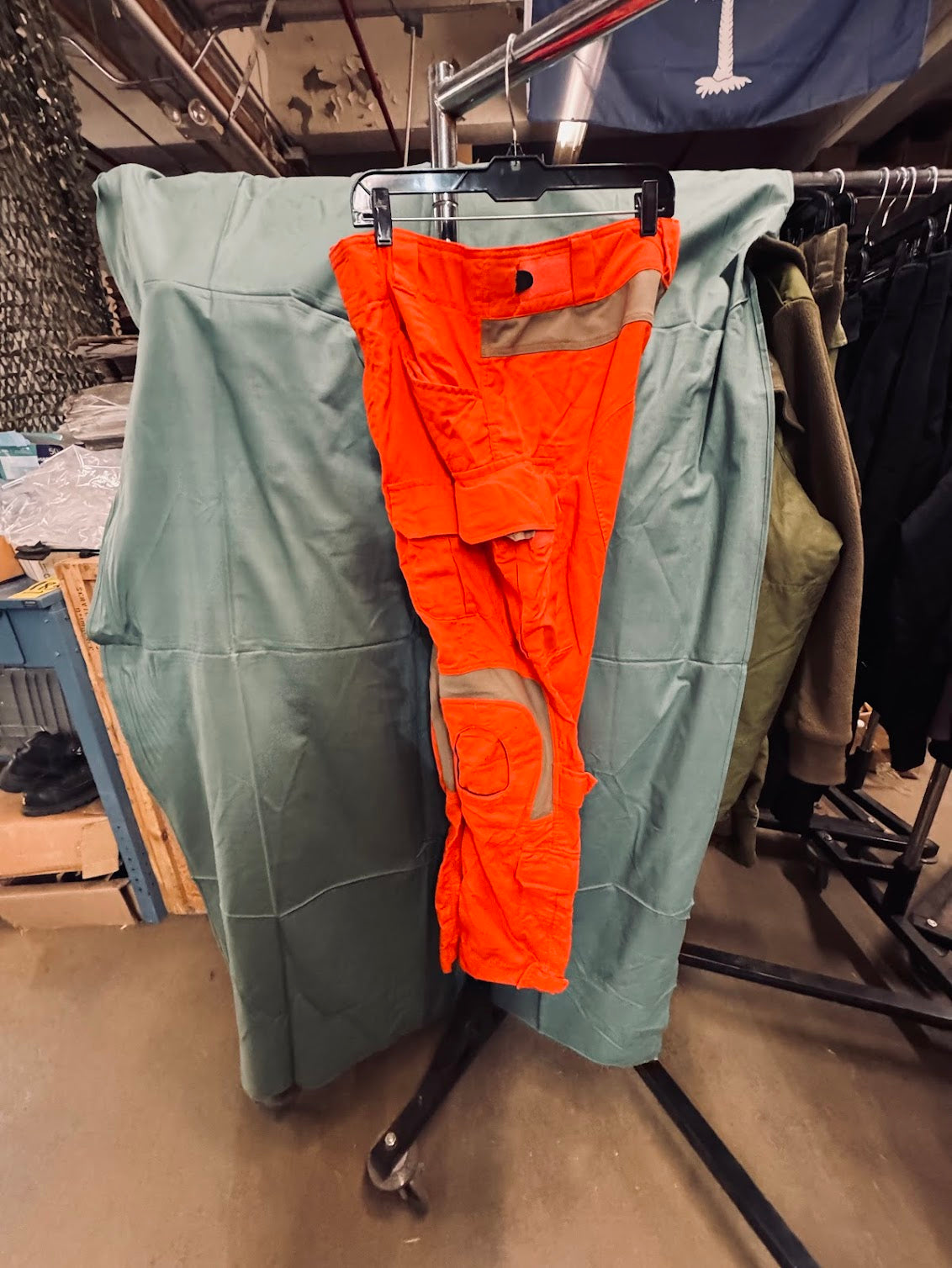 Canadian Forces SARTech Search and Rescue Pants / Orange and Tan / Issued