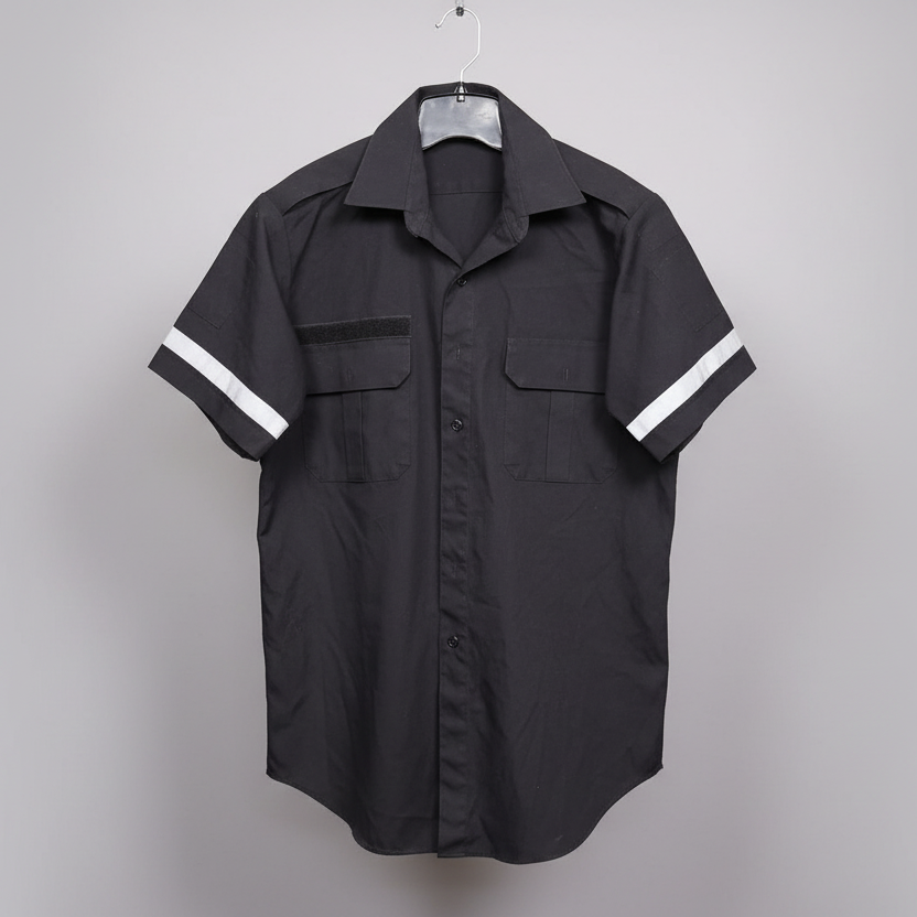 Short Sleeve Work Shirt with Reflective stripes / Unissued