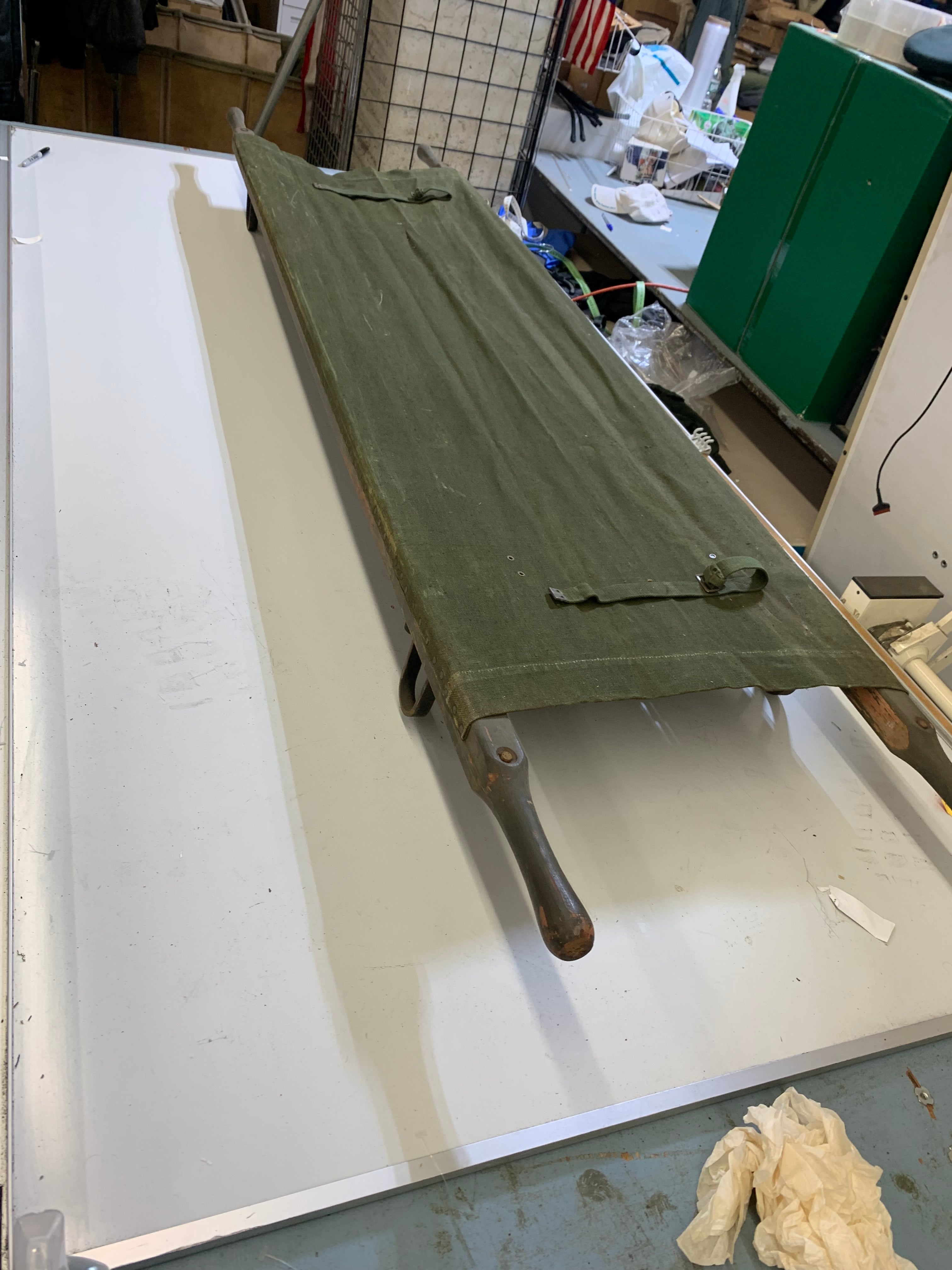 Military Stretcher (US/British/Cnd) , Vintage WWII **The Real Deal**