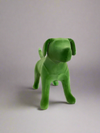 Green Velvet/Velour Dog