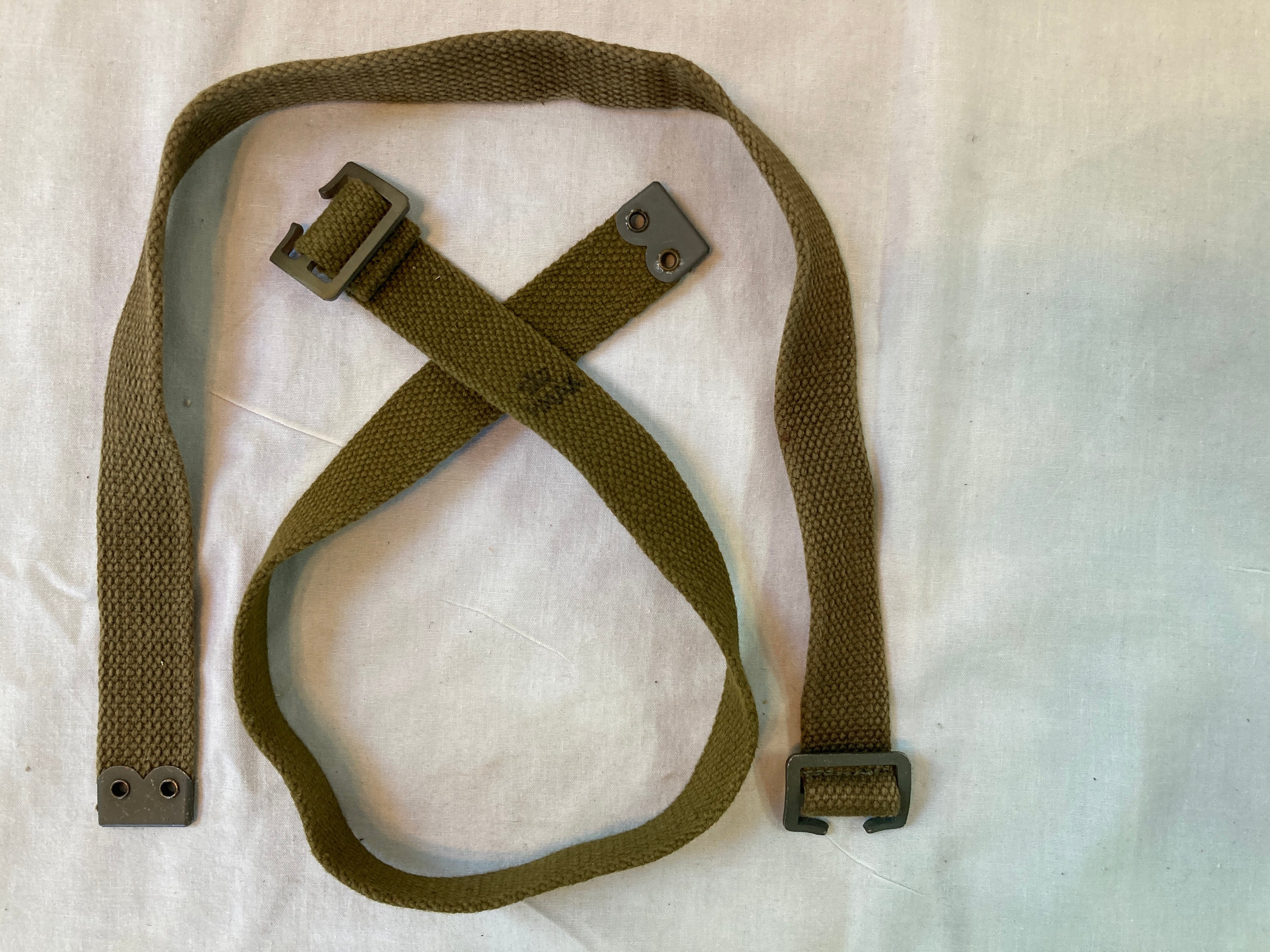 M45-50 Supporting Strap Green-Khaki Danish Post-WWII