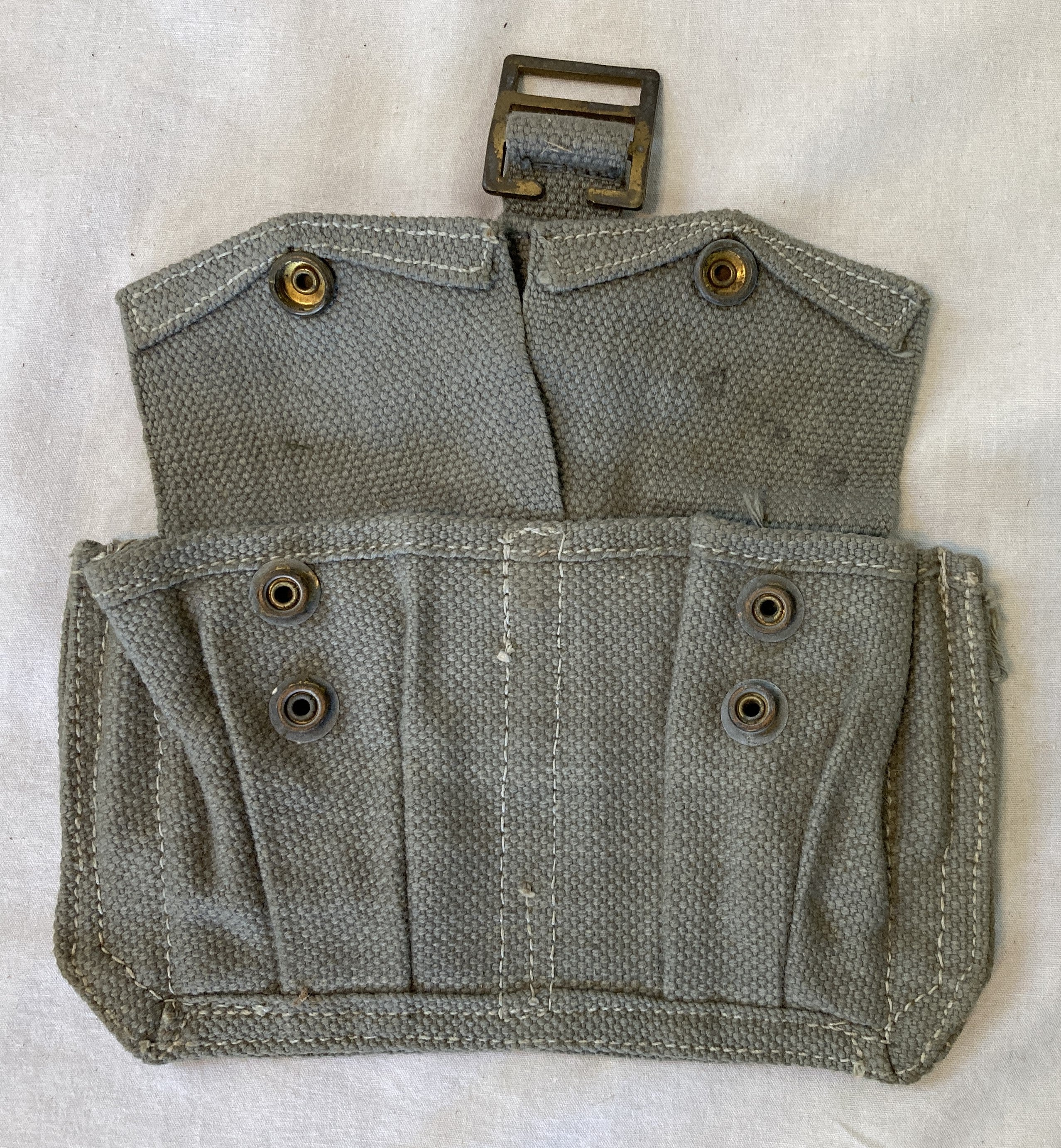 P37 2-Pocket Cartridge Carrier Blue-Gray Belgium Post-WWII