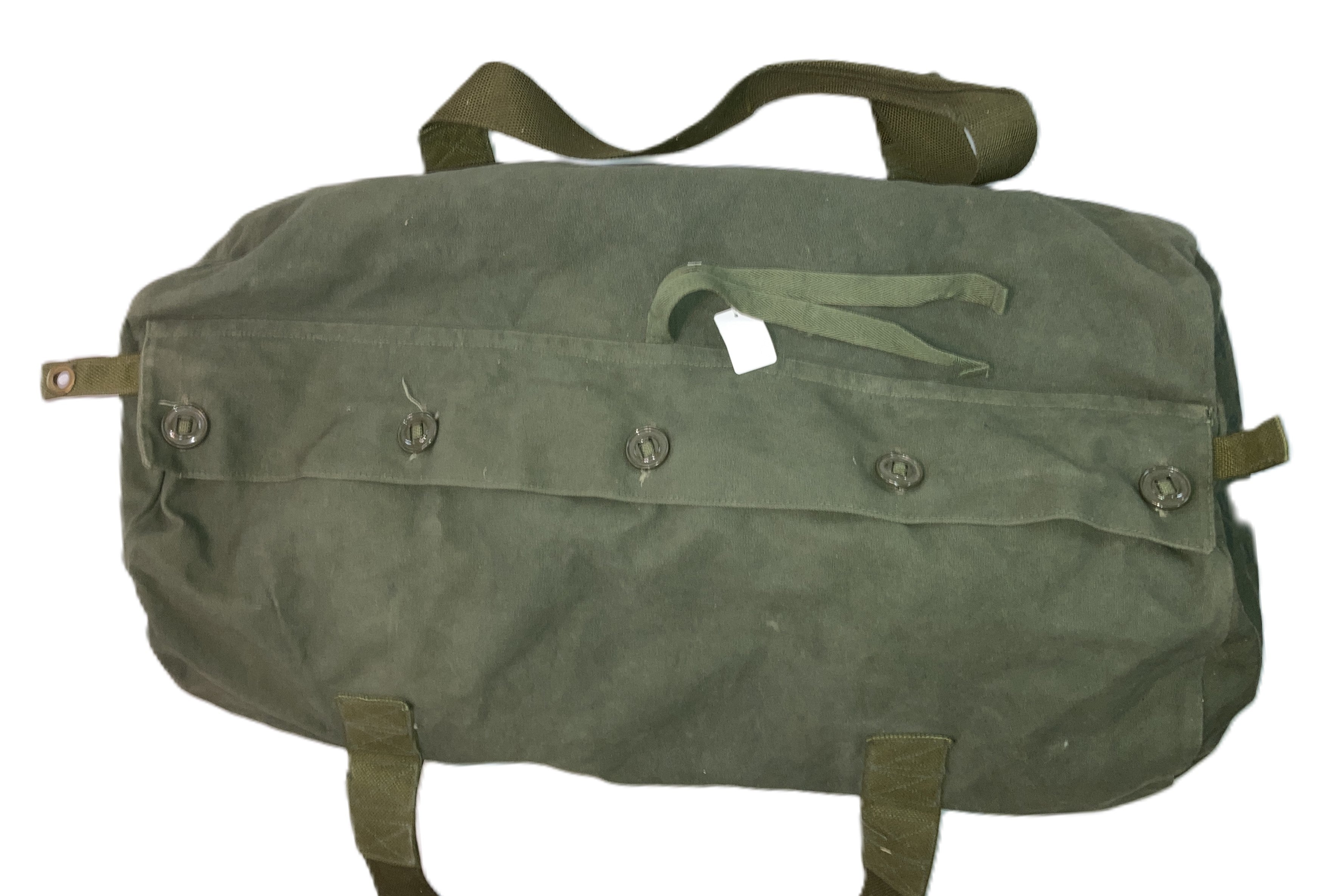 Vintage Canadian Forces Zippered Duffle Bag