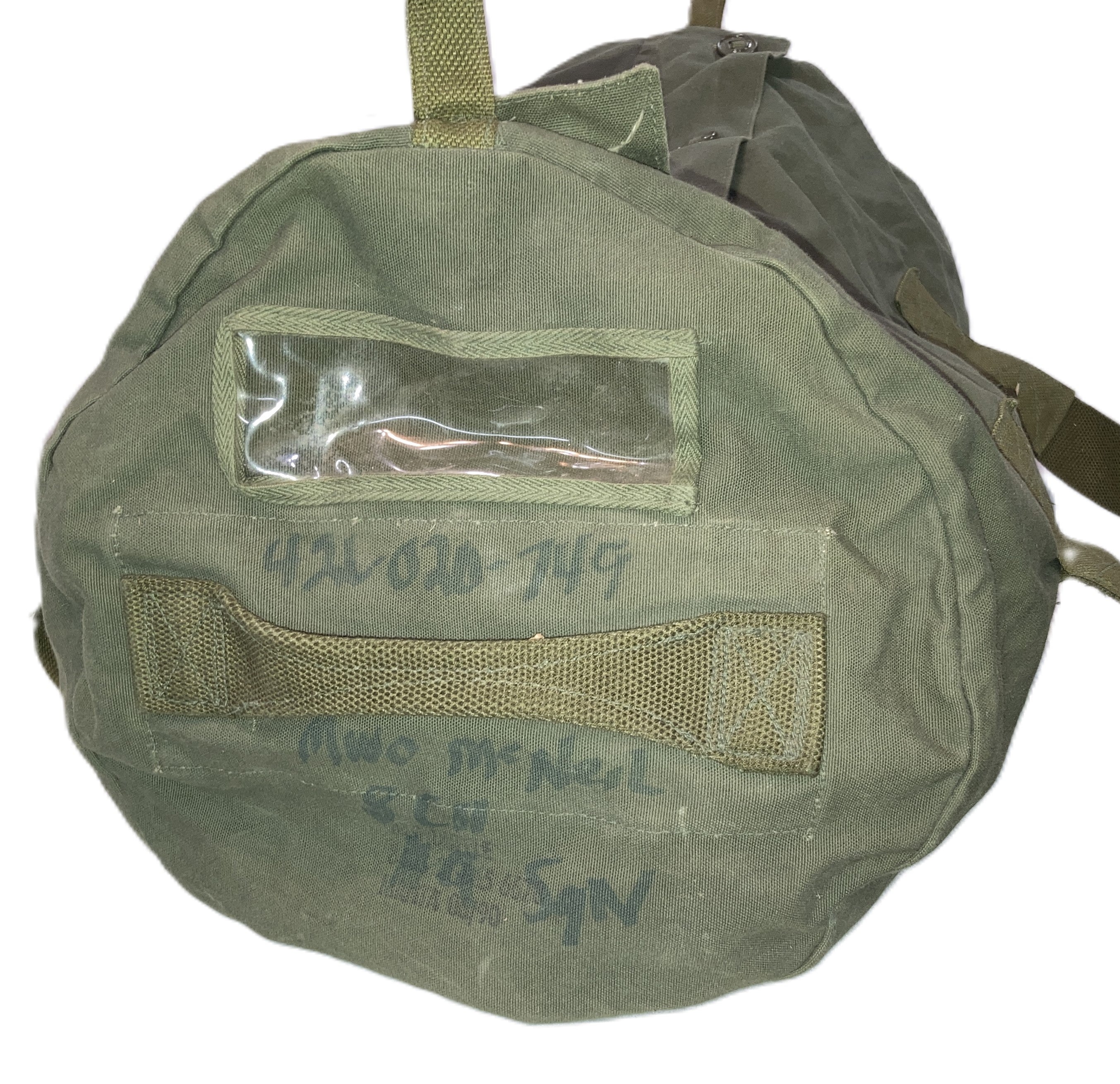 Vintage Canadian Forces Zippered Duffle Bag