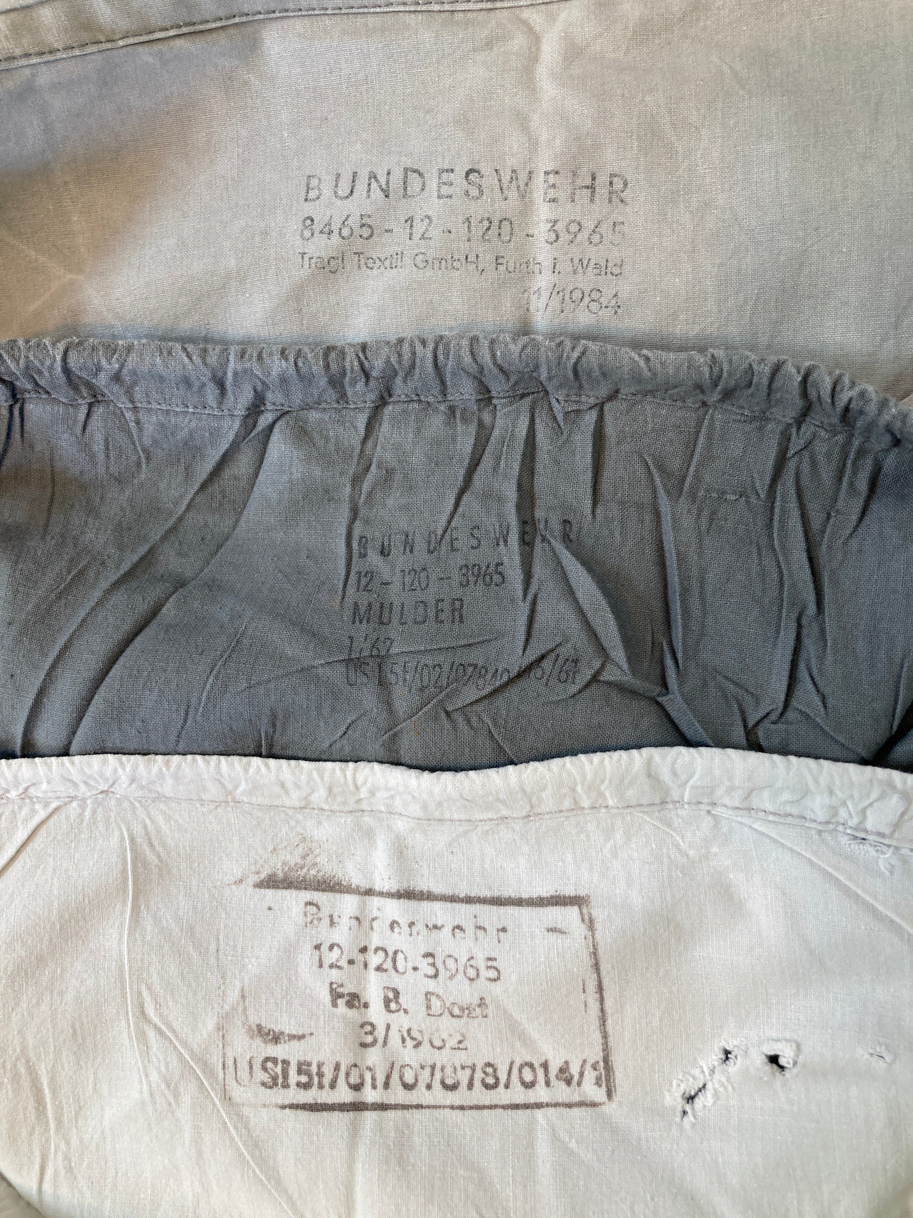 Vintage German Army Bundeswehr Shoe and Personal Effects Bag