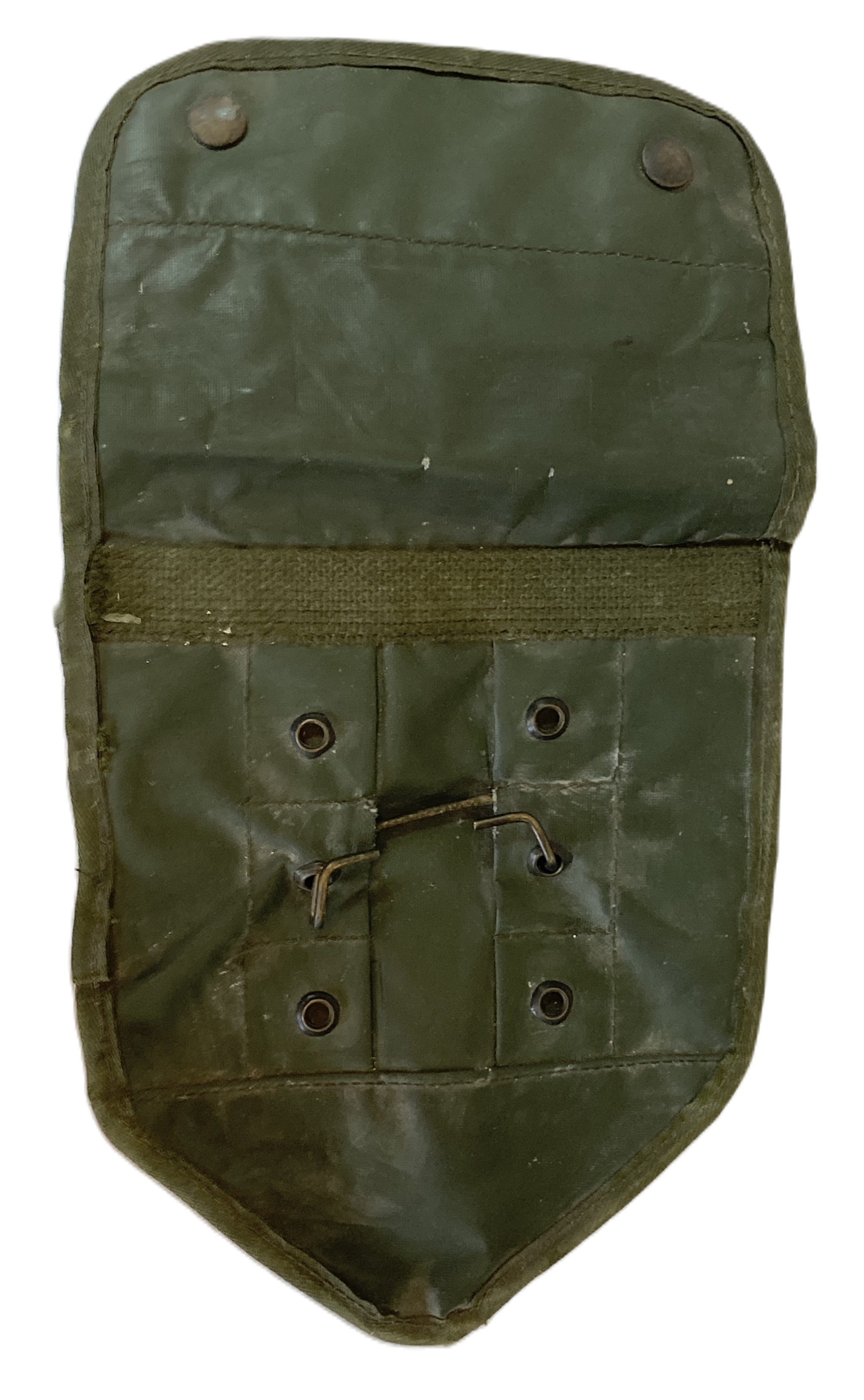 M71 Tri-Fold Shovel Cover Green Belgian Cold War Era