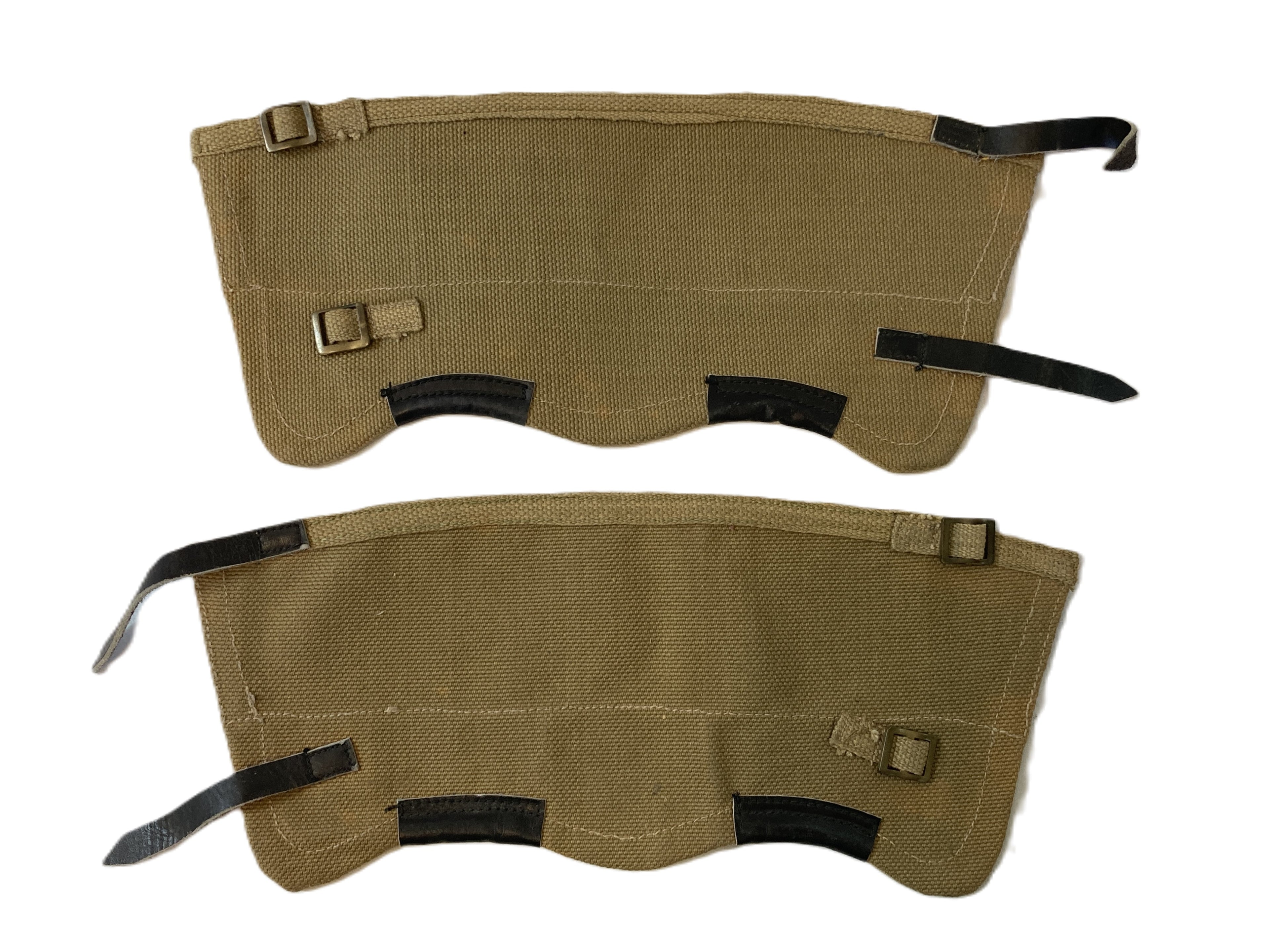 P37 Leggings Khaki Canvas Belgium Post WWII