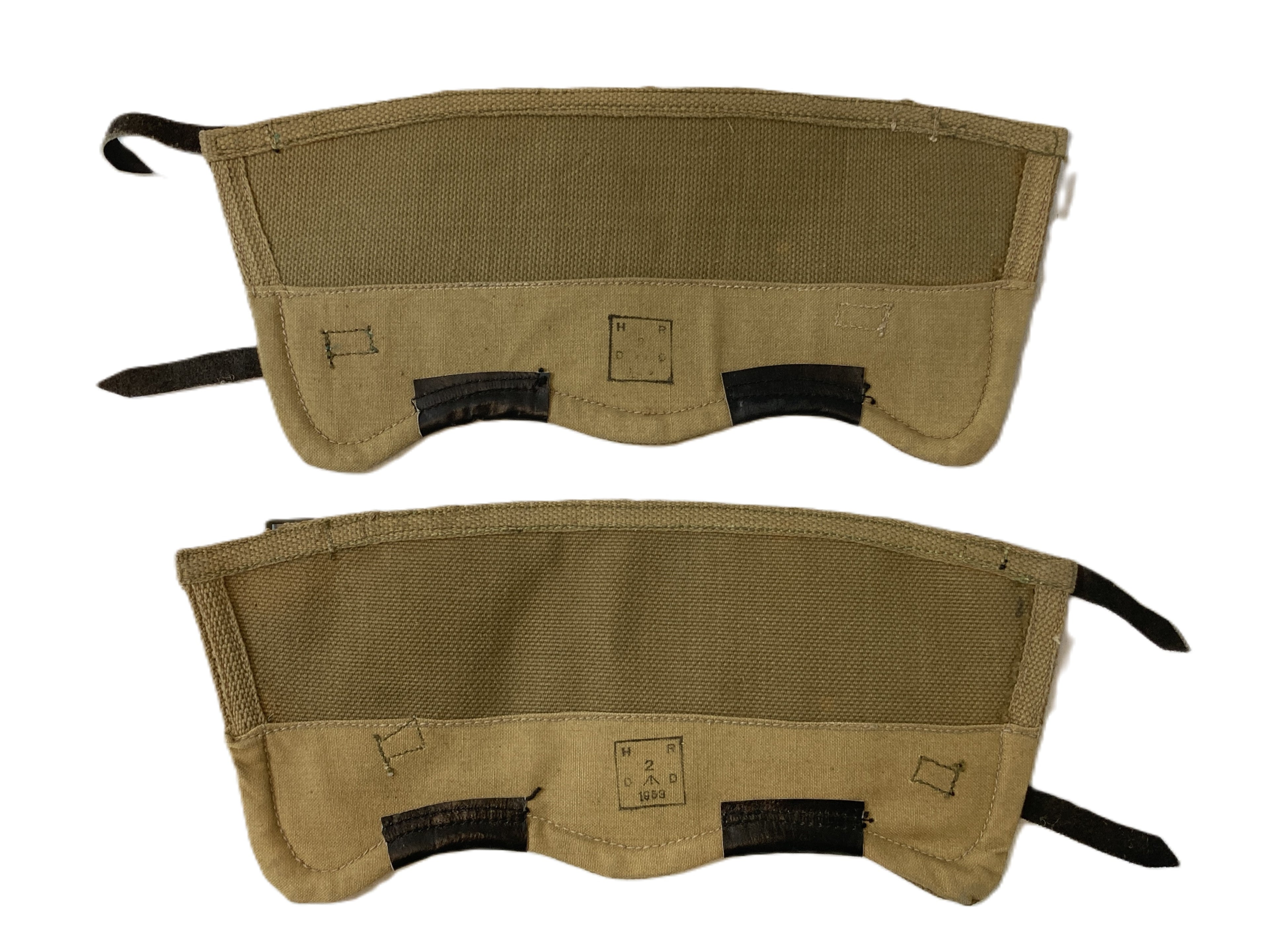 P37 Leggings Khaki Canvas Belgium Post WWII