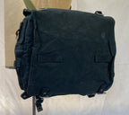 Vintage German Black Haversack Backpack