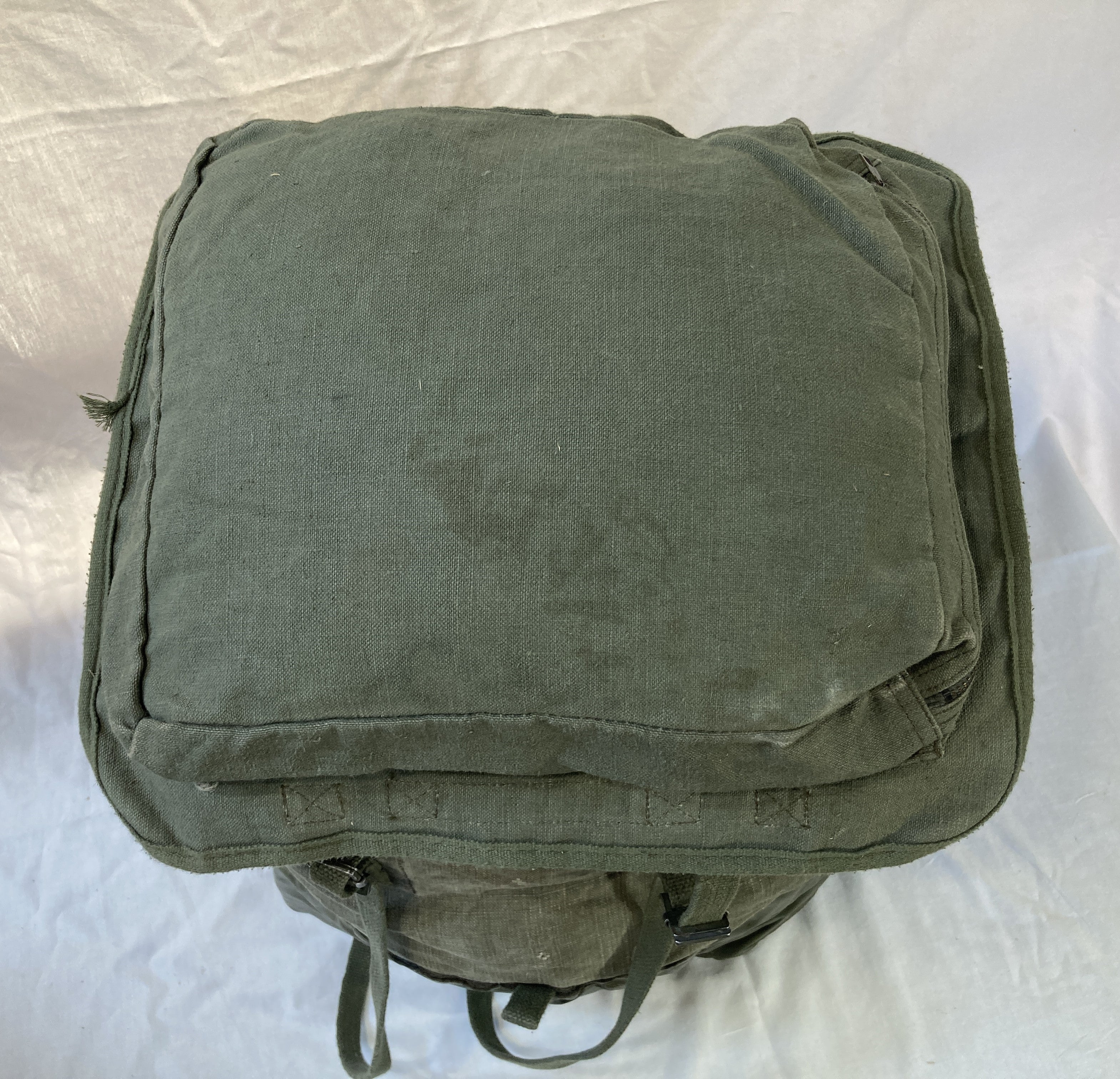 francesca's army green mini backpack French Military Green Canvas Rucksack – camoLOTS.com