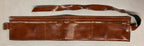 Leather Concealed Travel Belt Bag / Brown