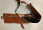 Leather Concealed Travel Belt Bag / Brown
