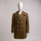 Vintage Italian Armed Forces Wool Greatcoat Overcoat