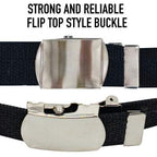 54 Inch Military Web Belts in 3 Pack