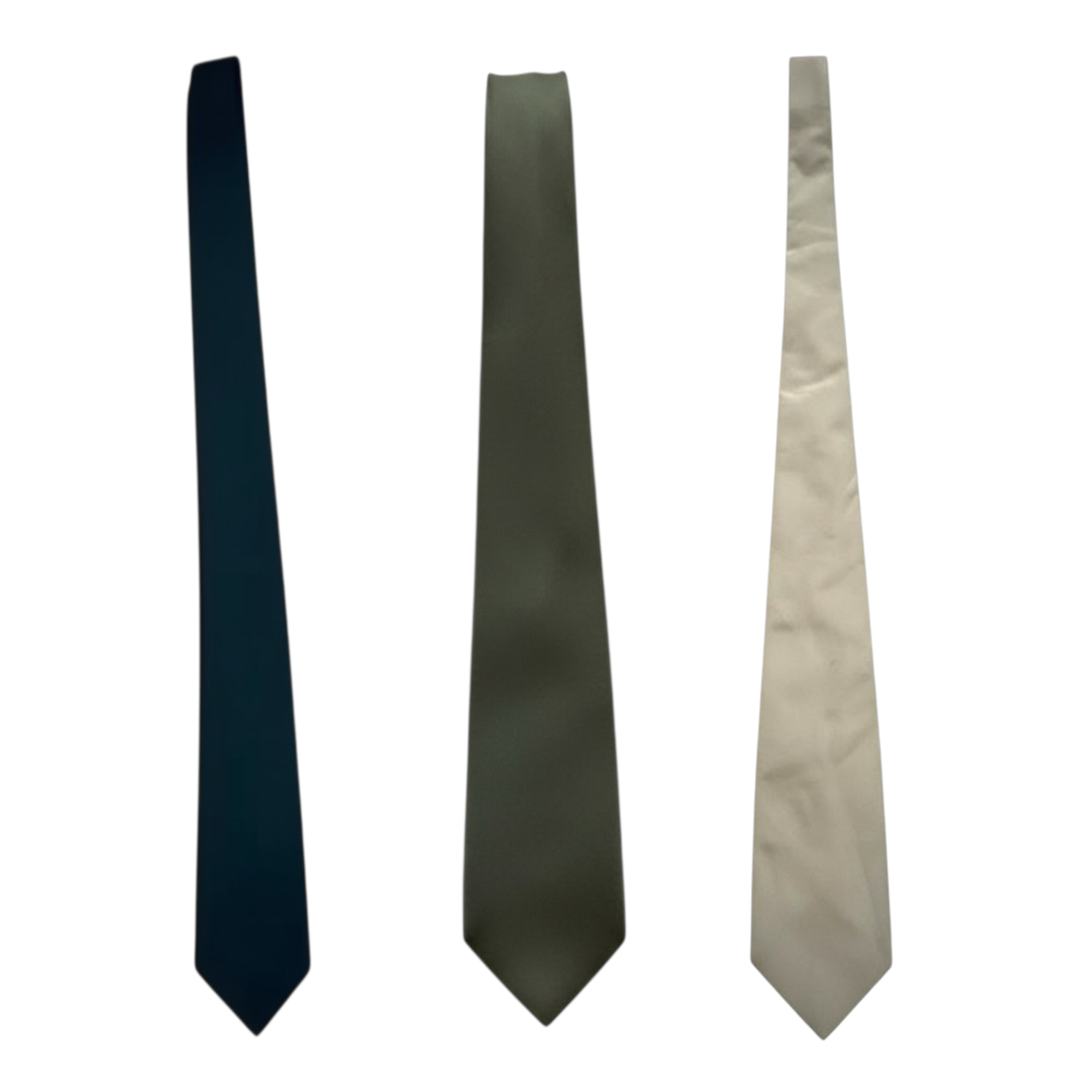 Lightweight 1980s US military neckties