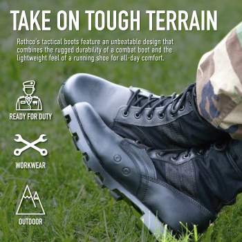 Military Style Jungle Boots 8"