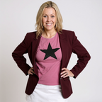 Canadian Military Color Guard Blazer Jacket / Burgundy Maroon / Women