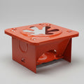 Orange Single Burner Folding Stove