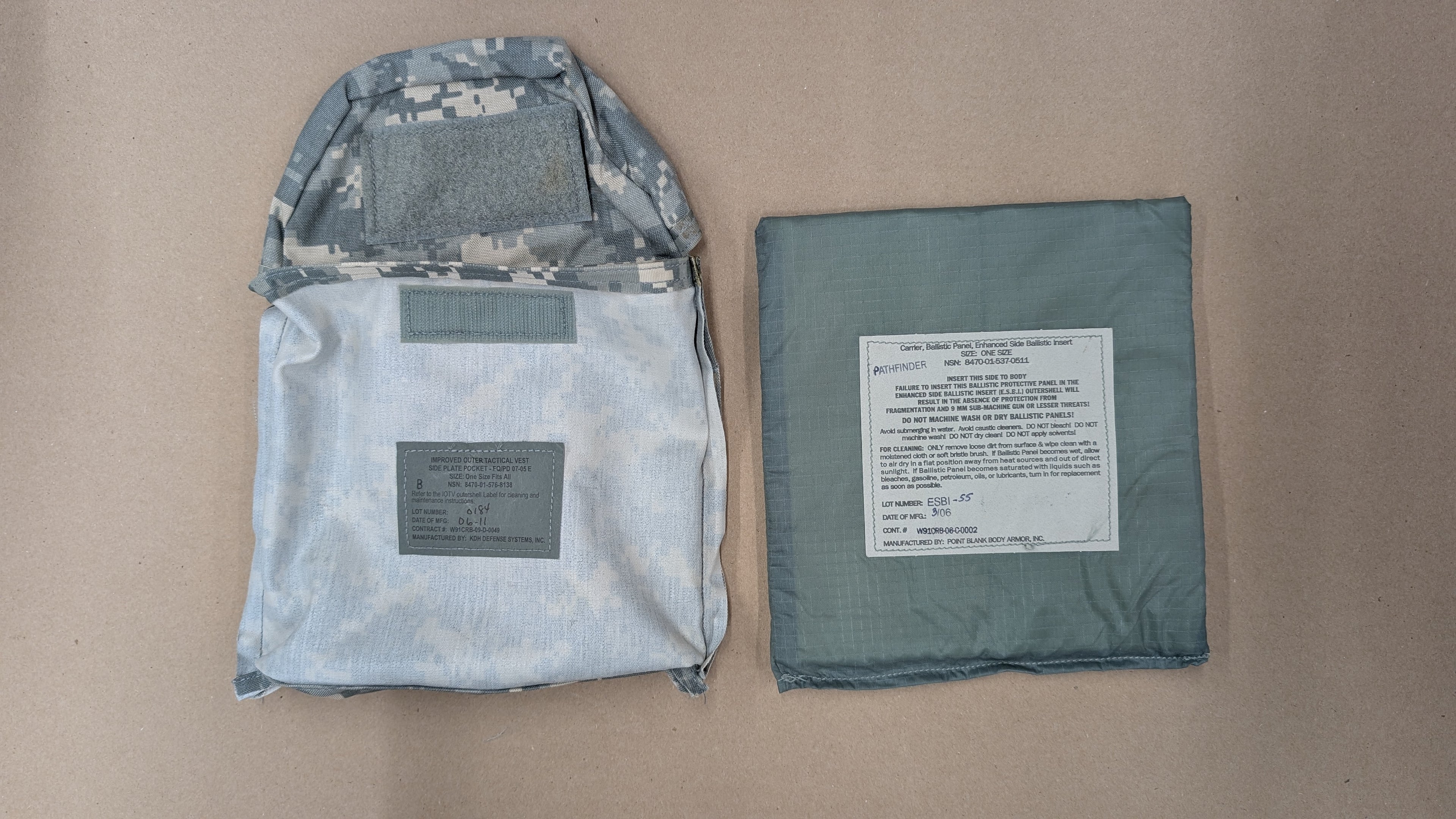 Improved Side Plate Carrier w/ Ballistic Panel